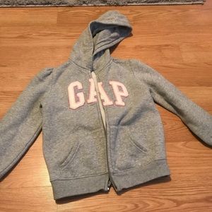 Little girls gap full zip hoodie size 5T